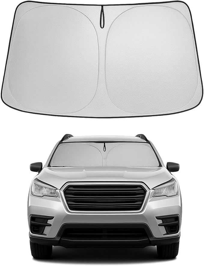 Proadsy 2026 Upgrade Windshield Sunshade Custom for 2019-2025 2026 Subaru Ascent 4-Layer Front Window Shade Reflective Heat UV Protector Foldable Sun Shade Visor Car Accessories