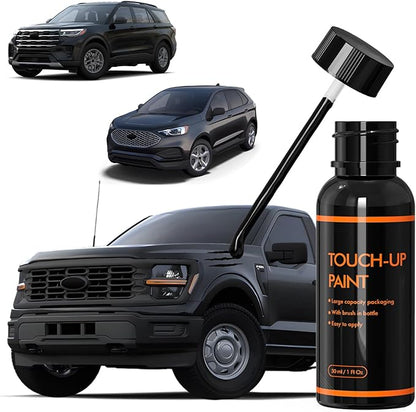 UM Agate Black Touch Up Paint for Ford, DIY Car Paint Scratch Repair Kit, Automotive Paints, Quick & Easy Fix Scratch Repair for F-150/Transit/Explorer/Taurus/Focus/Fiesta/Escape/Edge