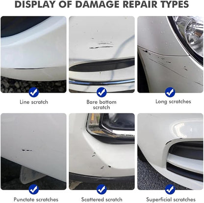 GBN White Diamond Touch Up Paint Compatible With GMC, DIY Car Paint Scratch Repair Kit, Automotive Paints, Quick & Easy Fix Scratch Repair for Sierra/Yukon/Acadia