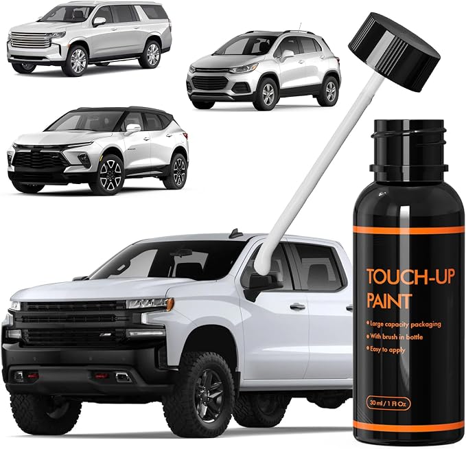 G1W/WA140X Iridescent Pearl Touch Up Paint for Chevy, DIY Car Paint Scratch Repair Kit, Automotive Paints, Quick & Easy Fix Scratch Repair Compatible with Chevrolet/Silverado/Equinox/Malibu