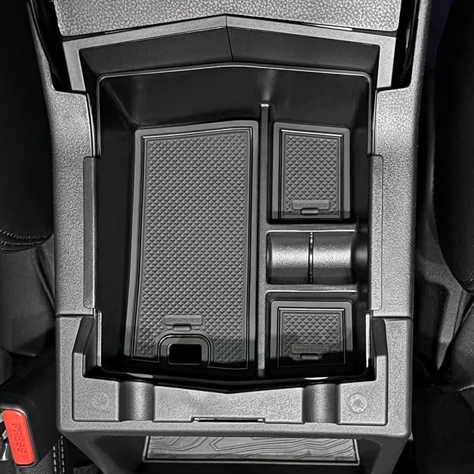 JKCOVER Center Console Organizer Tray Compatible with 2025 Subaru Forester Interior Armrest Insert Storage Box Easy Removal Accessories
