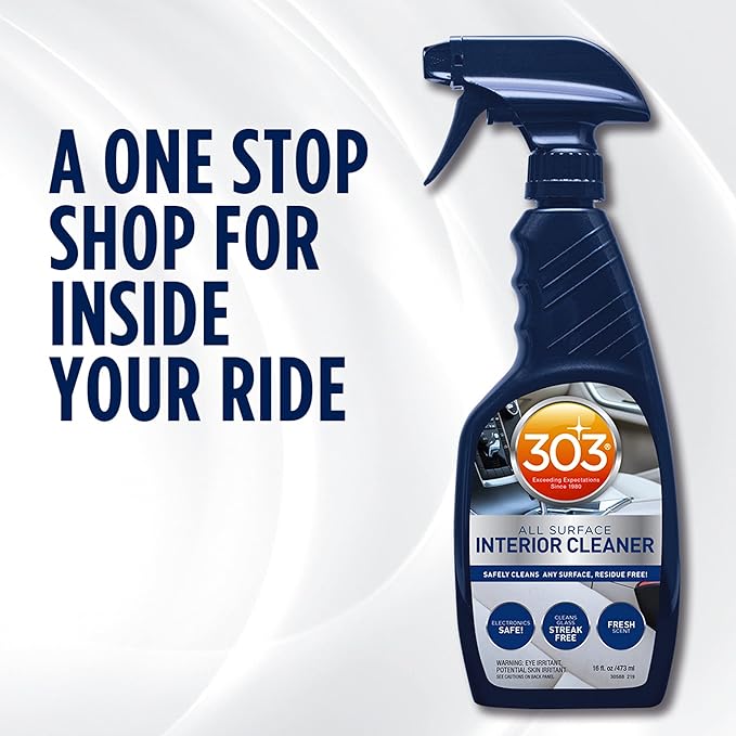 Cleans interior surfaces with a residue-free finish. Safe on touchscreens, LCDs, and glass.