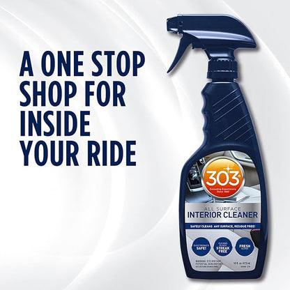 Cleans interior surfaces with a residue-free finish. Safe on touchscreens, LCDs, and glass.