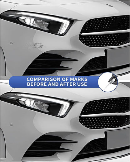 650/9650 Calcite/Cirrus White Touch Up Paint Compatible with Mercedes-Benz Exact Match–Chips and Nicks Touch Up