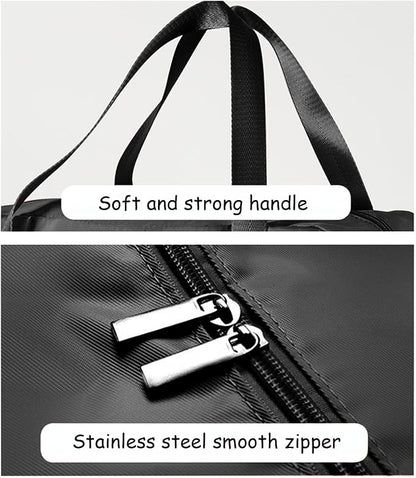 Backless Booster Seat Travel Bag for Airplane, Black | Durable Car Seat Cover & Carrier, Easy Airplane Travel
