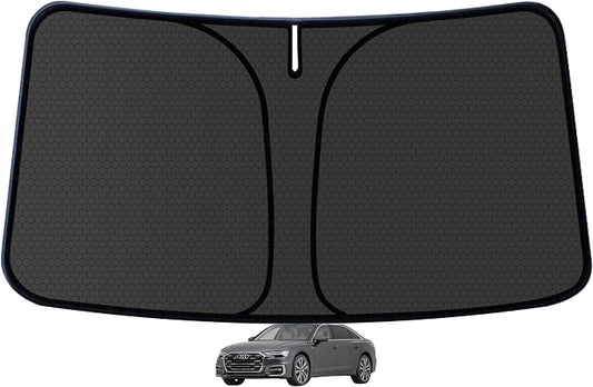A6 Customized Windshield Sun Shade for 2019-2025 2026 A6 Front Window Sunshade Visor Protector Foldable Blocks UV Rays Keep Car Cooler Accessories
