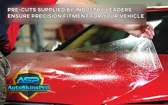 Precut Paint Protection Film for 2024-2025 Ford F-150 (XL XLT STX Tremor) Front Bumper (with Parking Sensors)