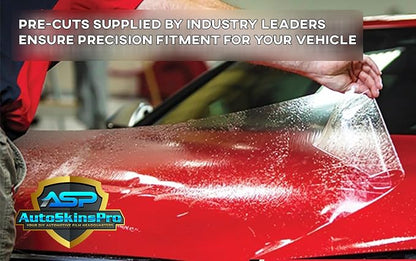 Precut Paint Protection Film for 2024-2025 Ford F-150 (XL XLT STX Tremor) Front Bumper (with Parking Sensors)
