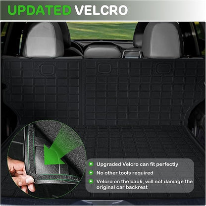 Floor Mats for 2003-2009 Toyota 4Runner Only 5 Seats Upgrade Trunk Mat with Backrest Mat All Weather TPE Floor Liners Fit for Toyota 4-Runner Anti-Slip Full Set Car Accessories