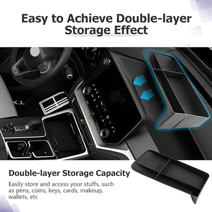 LUWU for 2025 2026 Lexus TX Dashboard Storage Tray 2024 2025 2026 Lexus TX 350/500h/550h+ 14-inch Behind Screen Organizer Center Console Display Box Dash Tray Lexus TX 2026 (Only for 14" Screen)