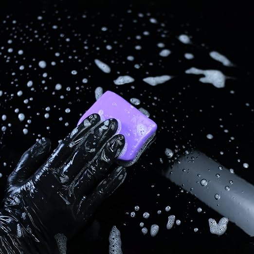 3-Pack Car Detailing Clay Bar Set – White, Purple & Gray – Fine to Medium-Coarse Grades for Paint, Glass & Chrome – Reusable, Safe for Wax, Coating & PPF Prep