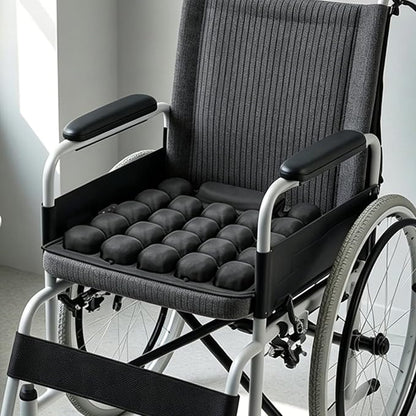 Alternating Air Wheelchair Cushion, Pressure Relief Seat Cushion with Air Cell Massage, USB Powered Breathable Cushion for Wheelchair, Office Chair, Long Sitting