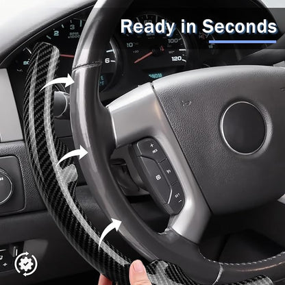 Steering Wheel Cover for Chevy Silverado 1500 GMC Sierra 1500 2007-2013/2500 3500 Chevrolet Tahoe Suburban Yukon (Yukon XL) 2007-2014/ Traverse 2009-2017/ GMC Sierra 2500HD 3500HD 2008-2014