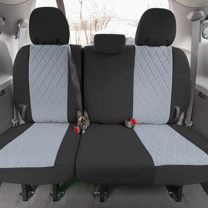 FH Group Custom Fit Car Seat Covers Specifically Made for 2011-2020 Toyota Sienna 7 Seater with Ultraflex Neoprene Water Resistant Automotive Seat Covers - Full Set Gray