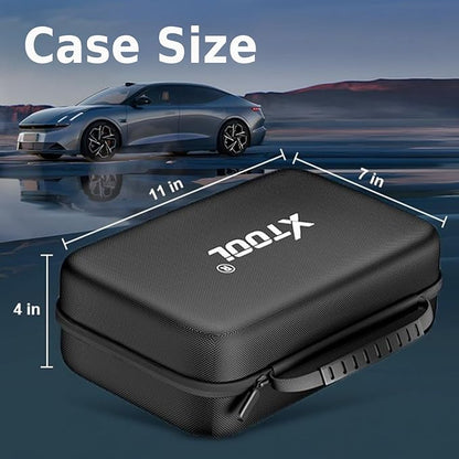 XTOOL Protective Case for OBD2 Scanner Diagnostic Tool, Waterproof Car Scan Tool Carrying Case Compatible with IP500, IP608, IP616, IP819, Size 11''x 7''x 4''