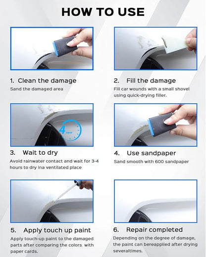 Dark Graphite(A90) for BMW Car Touch Up Paint Kit,Exact Match Car Scratch Repair Touch Up Paint Kit(Dark Graphite Metallic for 2019-2020 X5/X4/iX3/X2/X1)