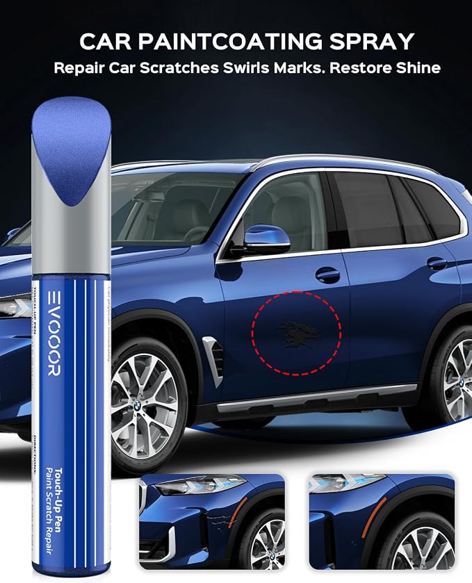 Touch Up Paint For BMW,Phytonic Blue Metallic(C1M) Exact Match Touch Up Paint Car Scratch Repair (Phytonic Blue Metallic for 2019-2020 X5/X4/iX3/X3/X2/X1/5/1 Series)