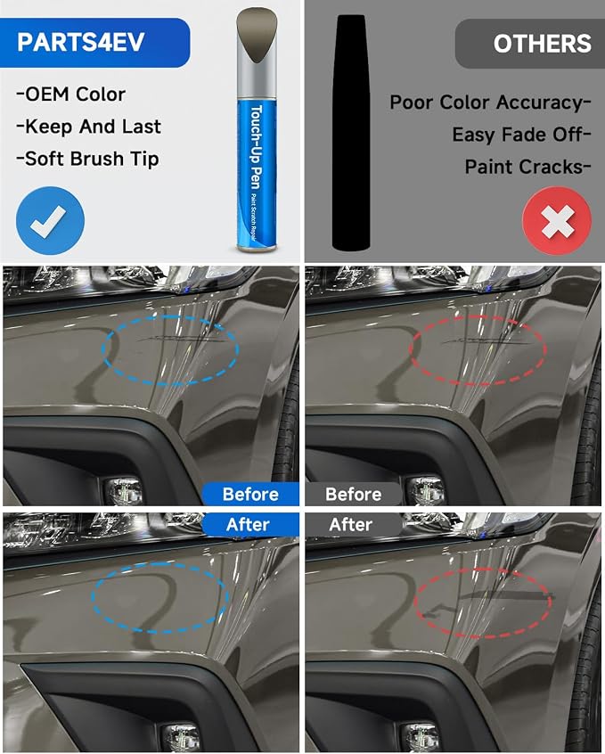 Touch Up Paint Compatible with Honda Exact Match Touch Up Paint Car Scratch Repair (Basque Red Pearl（R-548P）)