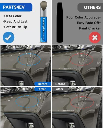 Touch Up Paint Compatible with Honda Exact Match Touch Up Paint Car Scratch Repair (Basque Red Pearl（R-548P）)