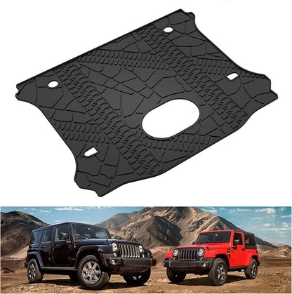 KIWI MASTER Cargo Mat for 2015-2018 Jeep Wrangler JK, OEM Replacement 82214404, Custom Fit All Weather Rear Cargo Liner, Heavy Duty TPE Tray Trunk Mat, Black