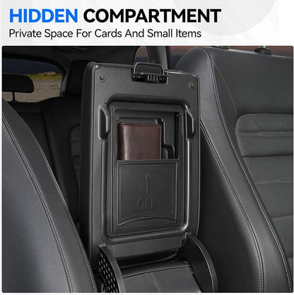 5PCS Center Console Organizer Tray for 2026 2025 2024 2023 Honda CRV Accessories, Armrest Storage Box and Drawer, Armrest Hidden Storage Box, Dashboard Organizer Tray and Cup Holder for Honda CR-V