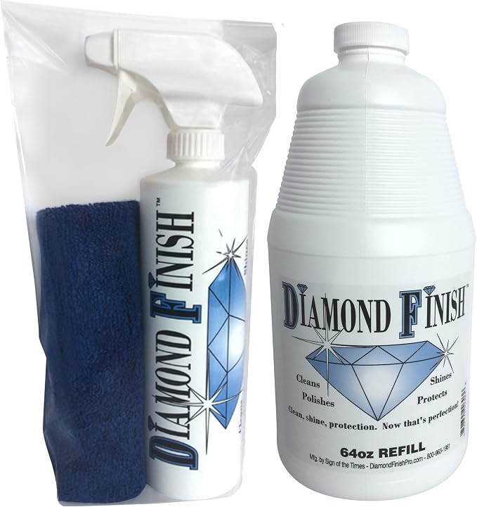 Pro 80 ounce Kit Multi Surface Cleaner Polish Protector for Vehicles, Home, Boats ,Removes Tar, Bird Poop, Brake Dust, Tree Sap, Grease, Fingerprints while it Shinesstoats,, Removes Tar, Bird Poop, Brake Dust, Tree Sap, Grease and Fingerprints while it...