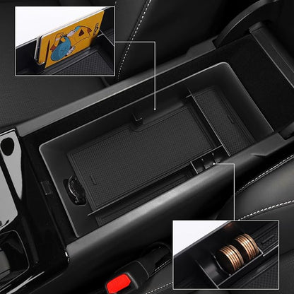 CKE Compatible with Toyota Camry 2025 2026 Accessories Car Interior Center Console Box Armrest Organizer Armrest Storage Box Insert for 9th Gen Camry LE SE XLE XSE