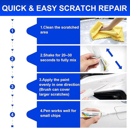 GB8/WA384A Mosaic Black Touch Up Paint Compatible with Chevrolet, Car Paint Scratch Remover for Nicks & Chips Repair, Automotive Paints Exact Match Chevy Silverado/Equinox/Malibu/Traverse