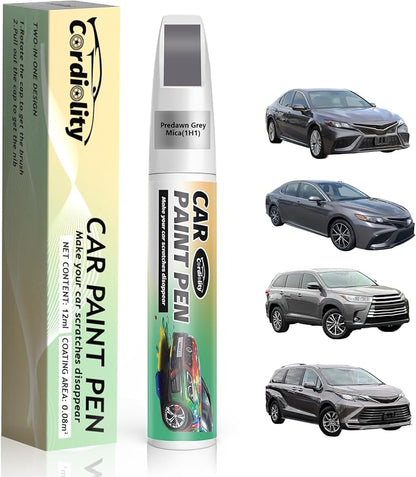 Predawn Grey Mica(1H1) Touch Up Paint Pen for Toyota,Car Paint Scratch Repair Pen Quick and Easy Fix Auto Paint Scratch