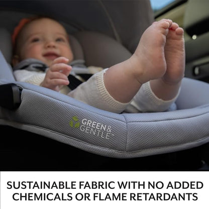 Evenflo Revolve180 LiteMax NXT Rotating Rear-Facing Lightweight Preemie and Infant Car Seat 3-30lbs. with SensorySoothe. Easy Install with Base (Jasper Black)