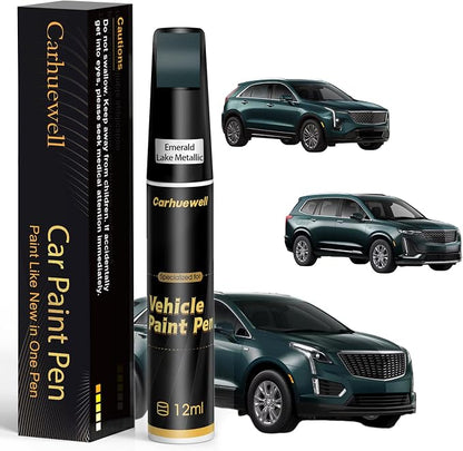 Touch Up Paint for Cadillac Emerald Lake Metallic(G6I/WA616D) Car Touch Up paint Genuine Exact Color Code Compatible With Cadillac Vehicle