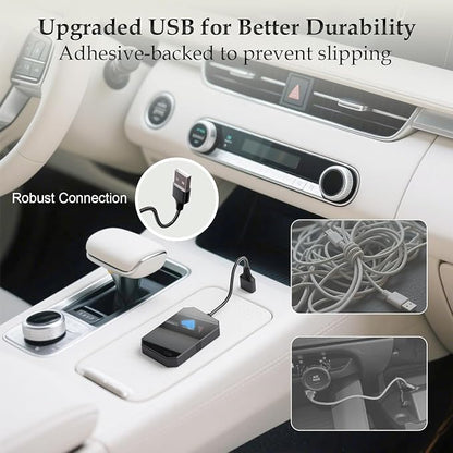 Wireless CarPlay Adapter for Android Auto, Converts Factory Wired CarPlay to Wireless, Plug and Play Car Play, Auto Connect Dongle for Android Auto Wireless Adapter for Cars from 2016