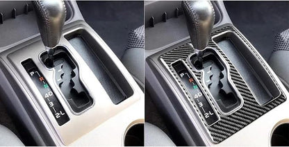 NVCNX Real Premium Carbon Fiber for Toyota 2nd Gen Tacoma Accessories 2005-2015 2006 2007 2008 2009 2010 2011 2012 2013 2014 Center Console Gear Indicator Panel Cover Interior Trim Sticker Decal 1PC