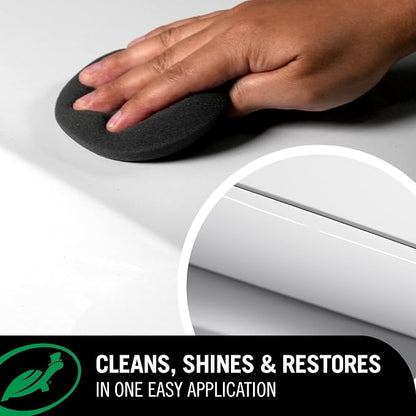 Turtle Wax 52712 Professional Finish Color Magic Car Paintwork Polish - Restores, Cleans & Shines - Long Lasting Protection with Dynamic Color Boost - Easy to Use - White, 500m