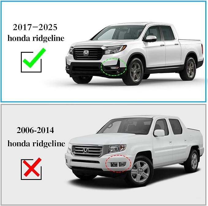 COMNOVA 6" Running Boards Compatible with 2017-2025 Honda Ridgeline SUV. Truck Steps and Running Boards Side Steps Made with Stainless Steel. Truck Side Steps for Ridgeline.
