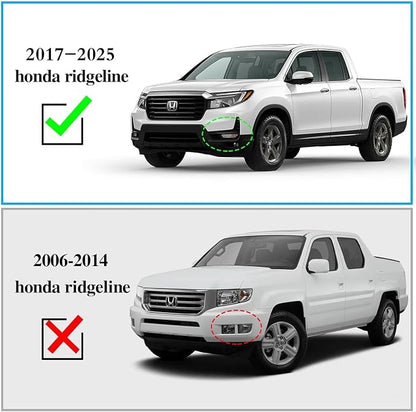 COMNOVA 6" Running Boards Compatible with 2017-2025 Honda Ridgeline SUV. Truck Steps and Running Boards Side Steps Made with Carbon Steel. Truck Side Steps for Ridgeline.