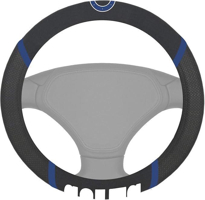 FANMATS NFL Unisex-Adult Embroidered Steering Wheel Cover