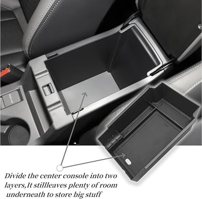 Compatible with Subaru Crosstrek Impreza 2024 2025 Center Console Armrest Storage Box ABS Tray Insert Organizer Glove Pallet Phone Holder