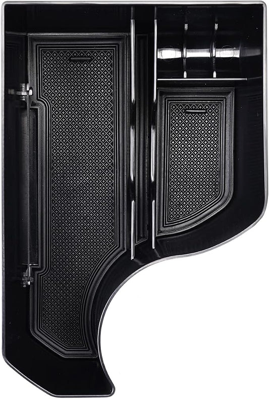 Autorder Center Console Organizer for 2023 2024 2025 2026 Kia NIRO Accessories Gear Shift Storage Box Gear Shifter Insert Tray with Black Mats