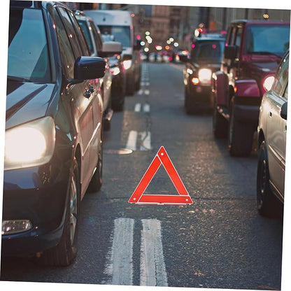 Emergency Warning Triangle Reflective Sign for Car Safety High Visibility Roadside Emergency Tool Quick Setup for Drivers Essential Road Reflector