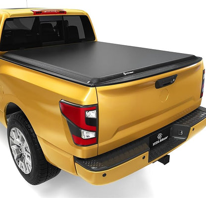 YITAMOTOR Soft Roll Up Truck Bed Tonneau Cover Compatible with 2005-2026 Nissan Frontier(NO México), Fleetside 5 ft Bed