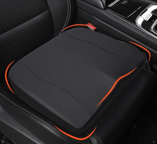 Lofty Aim Car Seat Cushion, Comfort Memory Foam Car Cushions for Driving - Sciatica & Lower Back Pain Relief, Driver Seat Pillow for Auto, Office Chair, Wheelchair - Classic Black