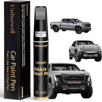 Touch Up Paint for GMC Thunderstorm Gray(GNO/WA633D) Car Touch Up paint Genuine Exact Color Code Compatible With GMC Vehicle