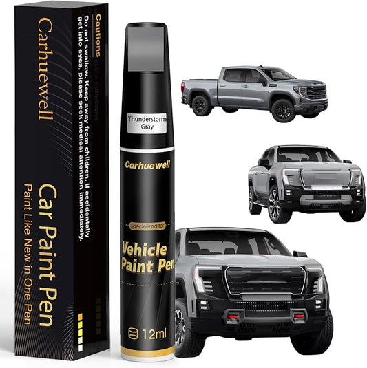 Touch Up Paint for GMC Thunderstorm Gray(GNO/WA633D) Car Touch Up paint Genuine Exact Color Code Compatible With GMC Vehicle