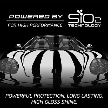 Formula 1 Sio2 Ceramic Liquid Wax Coating for Car Paint, Black, Provides Shine, Deep Gloss, and High Protection, Scratch & Swirl Mark Filler, Car Detailing Supplies, Post Polishing Wax for Cars, 16 oz