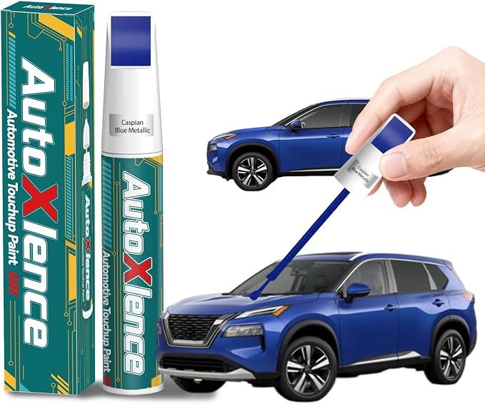 Caspian Blue Metallic(RBY) Touch Up Paint Compatible with Nissan Car Paint Pen Scratch Repair Automotive Scratch Remover Fix Exact Color Match