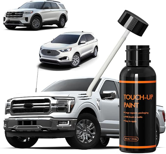 AZ Star White Touch Up Paint for Ford, DIY Car Paint Scratch Repair Kit, Automotive Paints, Quick & Easy Fix Scratch Repair for F-150/Mustang/Explorer/Expedition/Escape/Edge/Ford Truck