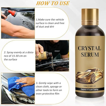 Ceramic Coating for Cars Graphene Spray 9h Ceramic Coating for Automotive Paint Protection Professional Detailing Supplies Long Lasting Anti Static Easy Apply