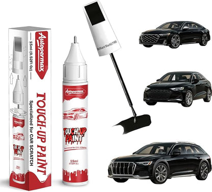 LY9B Brilliant Black Car Touch Up Paint for Audi, Color Accurate Two-In-One Car Paint Scratch Repair Pen, Professional Scratch Remover for Vehicles Chips and Nicks Scuff