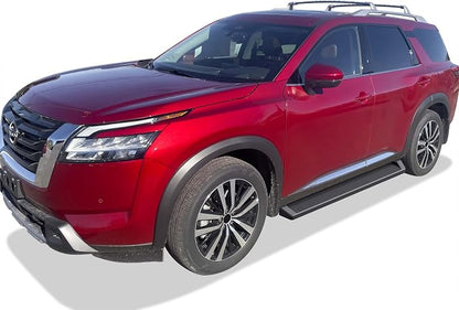 APS Black Running Boards Style Compatible with Nissan Pathfinder 2022-2026 (Nerf Bars Side Steps Side Bars)